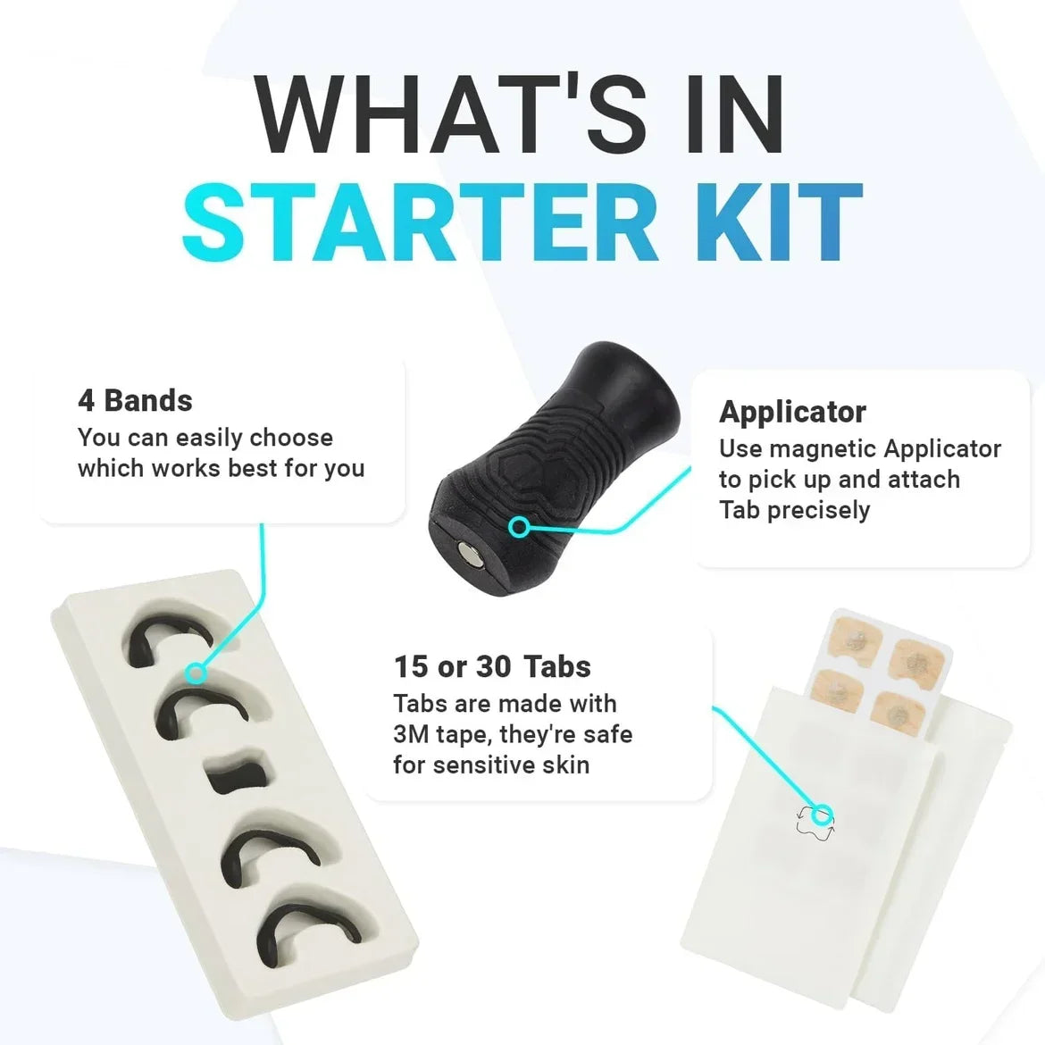 15 Pairs of Magnetic Nasal Strips - Nasal Breathing Dilators Kit for Enhanced Airflow, Improved Sleep Quality, and Snoring Reduction