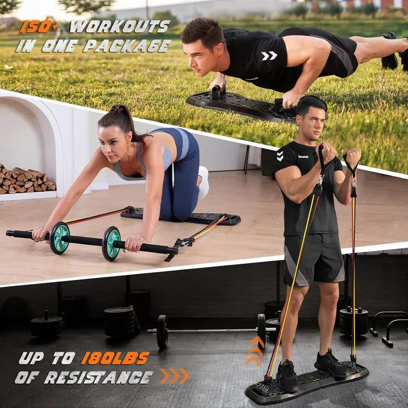 LALAHIGH Portable Home Gym-18Pcs