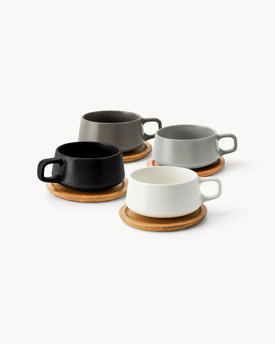 Set of 4 Cappuccino Cups