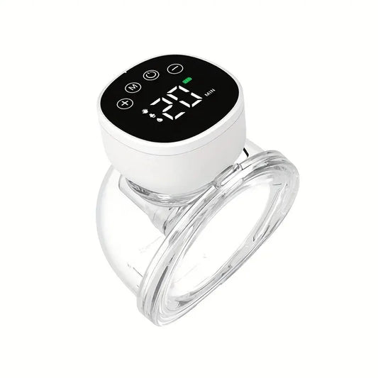 Portable Rechargeable Wireless Wearable Electric Breast Pump with Integrated Silicone Collector