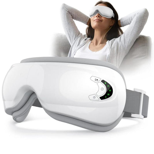 Rechargeable Electric Eye Massager - Foldable Eye Massage Device with 5 Modes, Ideal for Holiday Gifting and Eye Care for All Ages